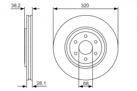 Bosch Тормозной диск Bosch 0986479S35 - Заображення 5