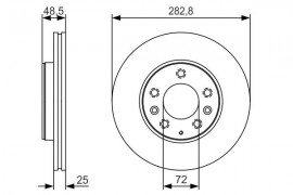 Bosch Тормозной диск Bosch 0986479S60 - Заображення 5