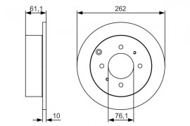 Bosch Тормозной диск Bosch 0986479S68 - Заображення 1