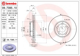 Тормозной диск Brembo 09.7395.10