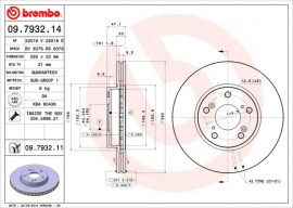 Brembo Тормозной диск Brembo 09.7932.11 - Заображення 1