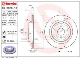 Brembo Тормозной диск Brembo Painted disk 09.B026.11 - Заображення 1