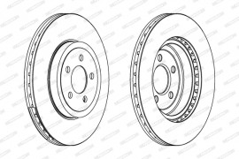 Ferodo Тормозной диск Ferodo DDF1765C-1 - Заображення 2