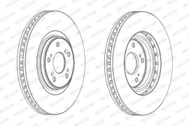 Ferodo Тормозной диск Ferodo DDF1777C-1 - Заображення 2