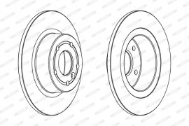 Ferodo Тормозной диск Ferodo DDF874C - Заображення 1