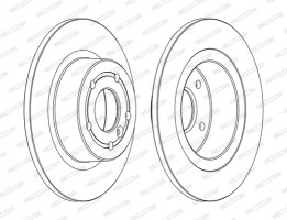 Ferodo Тормозной диск Ferodo DDF874C - Заображення 2