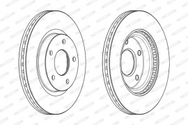 Ferodo Тормозной диск Ferodo DDF2100C - Заображення 2