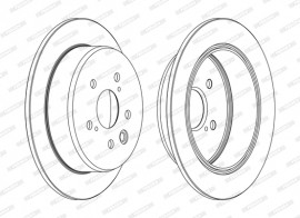 Ferodo Тормозной диск Ferodo DDF1815C - Заображення 1