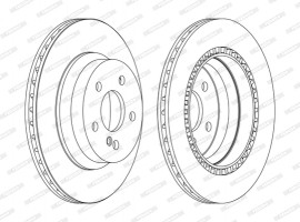 Тормозной диск Ferodo DDF1672C