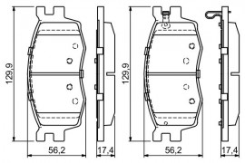 Bosch Тормозные колодки BOSCH 0986494139 - Заображення 7