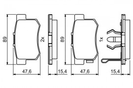 Bosch Тормозные колодки BOSCH 0986494233 - Заображення 7