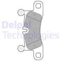 Delphi Тормозные колодки DELPHI DL LP2233 - Заображення 1