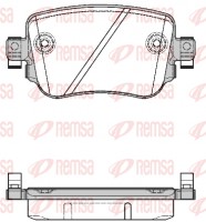 Remsa Тормозные колодки REMSA 1549.08 - Заображення 1