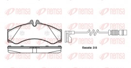 Remsa Тормозные колодки REMSA 0614.12 - Заображення 1