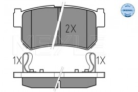 Meyle Тормозные колодки MEYLE ME 025 236 7315/W - Заображення 1