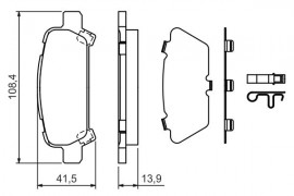 Bosch Тормозные колодки Bosch 0986424650 - Заображення 7