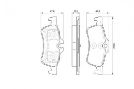 Bosch Тормозные колодки Bosch 0986494063 - Заображення 7