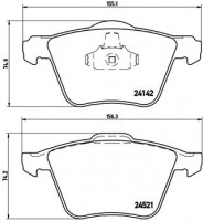 Brembo Тормозные колодки Brembo P24077 - Заображення 1