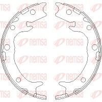 Remsa Тормозные колодки барабанные REMSA 4737.00 - Заображення 1