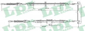 Тросик стояночного тормоза LPR LPRC0569B