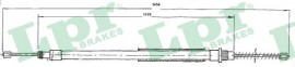 Lpr Тросик стояночного тормоза LPR LPRC0623B - Заображення 1