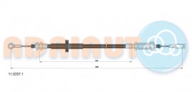 Adriauto Тросик стояночного тормоза Adriauto AD11.0207.1 - Заображення 1