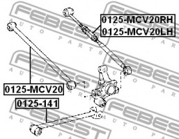 Febest Тяга поперечная FEBEST 0125-MCV20RH - Заображення 2