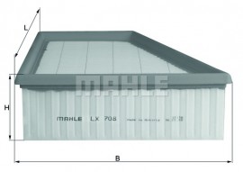 Mahle Original Фильтр воздушный Mahle MAHLE ORIGINAL LX708 - Заображення 1
