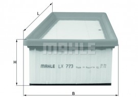 Фильтр воздушный Mahle MAHLE ORIGINAL LX773