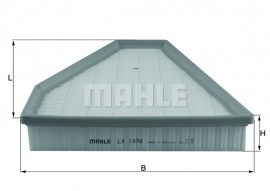 Mahle Original Фильтр воздушный Mahle MAHLE ORIGINAL LX1478 - Заображення 1