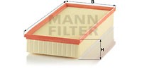 Mann-Filter Фильтр воздушный MANN MANN-FILTER C 39002 - Заображення 1