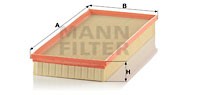 Mann-Filter Фильтр воздушный MANN MANN-FILTER C 40163 - Заображення 1