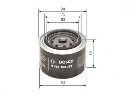 Bosch Фильтр масляный BOSCH 0451103093 - Заображення 5