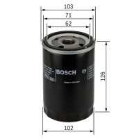 Bosch Фильтр масляный BOSCH 0986452042 - Заображення 5