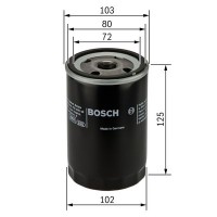 Bosch Фильтр масляный BOSCH 0986452062 - Заображення 5