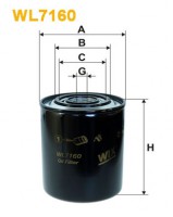 WixFilters Фильтр масляный (OP 594) WIX FILTERS WL7160 - Заображення 1