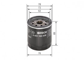 Bosch Фильтр масляный Bosch 0451104026 - Заображення 5