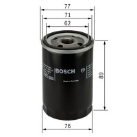 Bosch Фильтр масляный Lanos/Lacetti BOSCH 0451103079 - Заображення 5
