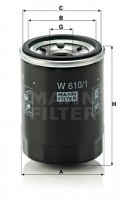 Mann-Filter Фильтр масляный MANN MANN-FILTER W 610/1 - Заображення 1