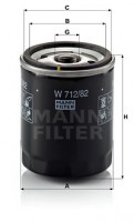 Mann-Filter Фильтр масляный MANN MANN-FILTER W 712/82 - Заображення 1