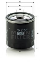 Mann-Filter Фильтр масляный MANN MANN-FILTER W 714/4 - Заображення 1