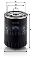 Фильтр масляный MANN MANN-FILTER W 830/1