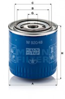 Mann-Filter Фильтр масляный MANN MANN-FILTER W 920/48 - Заображення 1