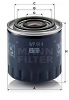 Mann-Filter Фильтр масляный MANN MANN-FILTER WP 914 - Заображення 1