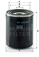 Mann-Filter Фильтр масляный MANN MANN-FILTER WP 928/80 - Заображення 1