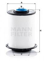 Mann-Filter Фильтр масляный MANN MANN-FILTER PU 7012Z - Заображення 1