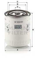 Mann-Filter Фильтр масляный MANN MANN-FILTER W 930/20 - Заображення 1