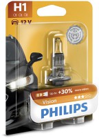 Philips Лампа галогенная Philips Vision +30% H1 12V 55W 12258 PR B1 - Заображення 1