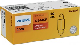 Philips Лампа фонаря габарит C5W 12V 5W PHILIPS 12844 CP - Заображення 1