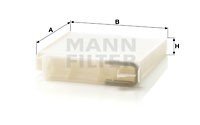 Mann-Filter Фильтр салонный MANN MANN-FILTER CU 1829 - Заображення 1